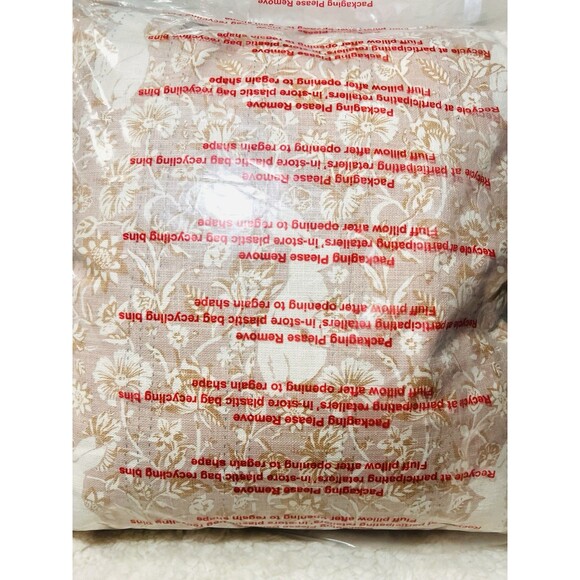 Oversized Square Easter Hidden Bunny Floral Coral Pattern - Threshold - Picture 5 of 7